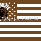 University of Montana Grizzlies with Modified US Flag Banner New 3x5ft  9361