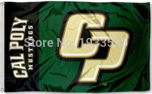 Cal Poly Mustangs CP Logo Flag Large 3x5ft