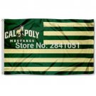 Cal Poly Mustangs Stripes Nation American Outdoor Indoor Hockey  Flag 3X5FT