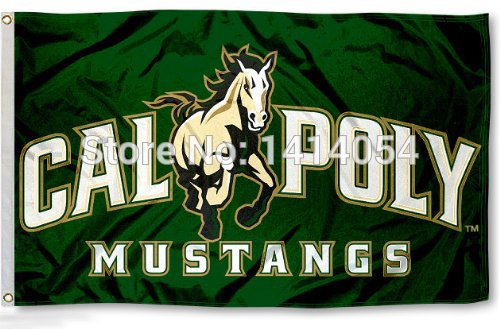 Cal Poly Mustangs San Luis Obispo University Flag  3X5FT Banner 100D Polyester
