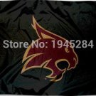 Texas State University Bobcats Large Banner Flag 3x5 FT  brass metal holes