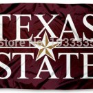 Texas State University Bobcats Large Banner Flag 3x5 FT  brass metal holes