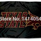 Texas State Bobcats TX University 3X5FT Banner 100D Polyester grommets custom009