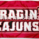 Louisiana Ragin Cajuns  Flag 3x5 FT100D Polyester Custom flag grommets 6038