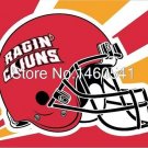 Louisiana Lafayette Ragin Cajuns Helmet Flag 3ft x 5ft Polyester  Banner