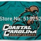 Coastal Carolina Chanticleers Flag 3x5 FT Polyester Custom flag grommets 6038
