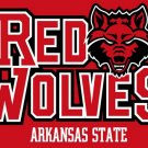 Arkansas State Red Wolves flag 3ftx5ft 100D Polyester Flag 2 metal Grommets