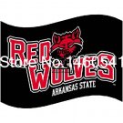 Arkansas State Red Wolves Flag 3ft x 5ft Polyester Banner Flying