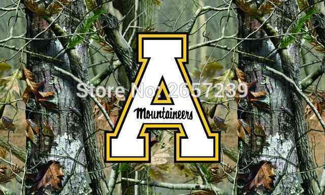 Appalachian State Mountaineers Real Tree Camo Flag 3x5FT banner