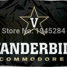 Vanderbilt Commodores Star V Logo Flag 3x5ft 150x90cm New Polyester Flag Banner