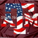 Texas A&M Aggies Patriotic Flag New 3x5ft 150x90cm Polyester Flag Banner,