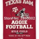 Texas A&M Aggies College Basketball Banner Flag Polyester grommets 3x5 FT