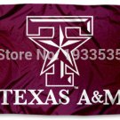 Texas A&M University Aggies Flag Star Logo Large Banner 3x5ft brass metal holes