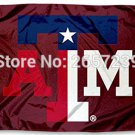 Texas A&M Aggies Flag 3x5FT 100D 150X90CM Polyester brass grommets custom66