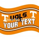 Tennessee Volunteers YOUR TEXT Flag 3ft x 5ft Polyester  Banner Flying