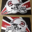 South Carolina Gamecocks Helmet Flag 3ft x 5ft Polyester  Banner