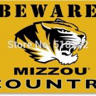 Missouri Tigers Beware Mizzou Country Flag 3x5 FT   Custom flag grommets 6038