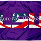 Louisiana State Tigers LSU Tigers Patriotic college banner 3x5ft Flag