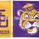LSU Tigers Throwback Vintage Large Flag 3x5 FT  Polyester Custom grommets 6038