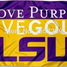 Louisiana State Tigers Love Purple LSU Flag 3x5FT brass grommets custom flag