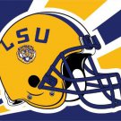 Louisiana State University Tigers  helmet Flag LSU Hot Sell Goods 3X5FT
