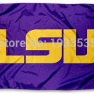 LSU Tigers Flag LSU Purple Large Flag 3x5 FT Banner brass metal holes Flag