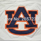 Auburn Tigers WHITE Flag 3x5FT  100D Polyester brass grommets custom flag