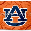 AU Auburn Tigers Flag AU Ornage Large Flag 3x5 FT Banner brass metal holes Flag