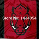 Arkansas Razorbacks Hogs Logo Flag  3X5FT 100D Polyester grommets custom009