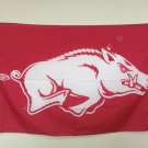 Arkansas Razorbacks flag 3ftx5ft Banner 100D Polyester Flag metal Grommets