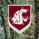 Washington State Cougars camo background Flag Polyester 150X90CM  3x5FT