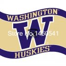 Washington Huskies Flag 3ft x 5ft Polyester  Banner Flying