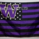 University of Washington Huskies Flag hot sell goods 3X5FT  brass metal holes