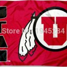 Utah Utes Flag Banner Size 3x5ft 150x90cm New Polyester Flag Banner