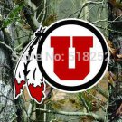 Utah Utes camo background Flag   3x5FT Banner 100D Custom flag grommets 6038