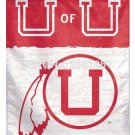 University of Utah Utes Throwback Helmet Team American Outdoor Indoor Flag 3X5FT