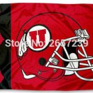 Utah Utes Helmet Flag 3x5FT 150X90CM Polyester brass grommets custom66