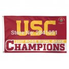 USC Trojans 2017 Rose Bowl Champions Outdoor Indoor College Flag 3X5 FT
