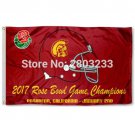 USC Trojans 2017 Rose Bowl Champions Tailgating Nation  Large College Flag 3X5FT