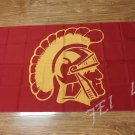 USC Trojans flag 3ftx5ft Banner 100D Polyester Flag metal Grommets