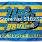 UCLA The Mighty Bruins Flag 3x5 FT 150X90CM  Banner 100D Polyester