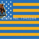UCLA Bruins with US Stars Stripes Flag Banner New 3x5FT 90x150CM Polyester