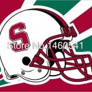 Stanford Cardinal Helmet Flag 3x5 FT  Polyester Banner Stanford Cardinal Flying
