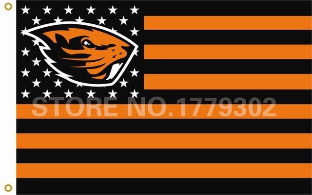 Oregon State University Beavers Flags 3ft x 5ft 100% Polyester Patio