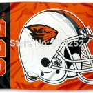 Oregon State Beavers Helmet Flag 3x5 FT 100D Polyester Custom flag grommets 6038
