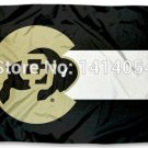 Colorado Buffaloes State of Colorado Flag 150X90CM flag brass grommets 001