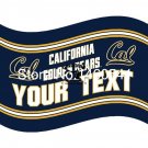 California Golden Bears YOUR TEXT Flag 3ft x 5ft Polyester  Banner Flying