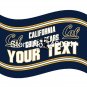 California Golden Bears YOUR TEXT Flag 3ft x 5ft Polyester  Banner Flying