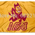 College Arizona State University Sun Devils Flag ASU Gold Outdoor Flag 3FTX 5FT