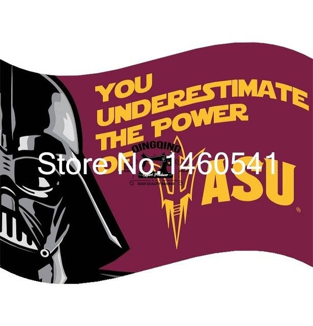 Arizona State Sun Devils Flag 3ft x 5ft Polyester  Banner Flying